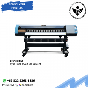Printer Sublim BJET iGO Eco Solvent, Printer Ecosolvent dan Mesin Cetak Banner